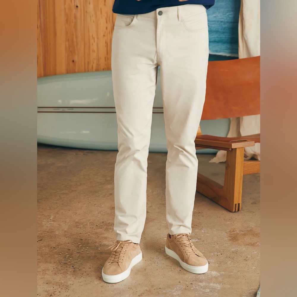 NWOT Faherty Movement 5-pocket Pant 31x30